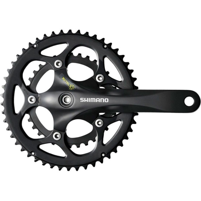 Система SHIMANO R345, 175 мм, OCTALINK, 50/34T без каретки, 9 скоростей, черный EFCR345E04XL
